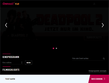 Tablet Screenshot of cinemaxx.de