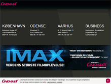 Tablet Screenshot of cinemaxx.dk