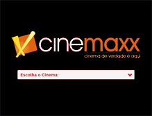 Tablet Screenshot of cinemaxx.com.br